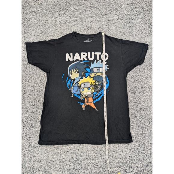 Naruto Shippuden Shinobi Shirt Mens Small Black Graphic Anime Short Sleeve Tee - Picture 4 of 6